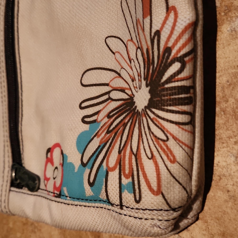 Thirty-one Floral Canvas Crossbody Bag - Picture 2 of 16